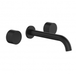 Tana Matte Black Basin / Bath Tap Set